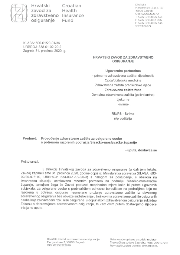 Provođenje zdravstvene zaštite za osigurane osobe s potresom razorenih područja Sisačko-moslavačke županije- uputa_001.jpg